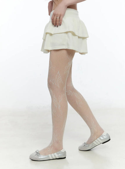 double-layer-pleated-mini-skirt-cn517