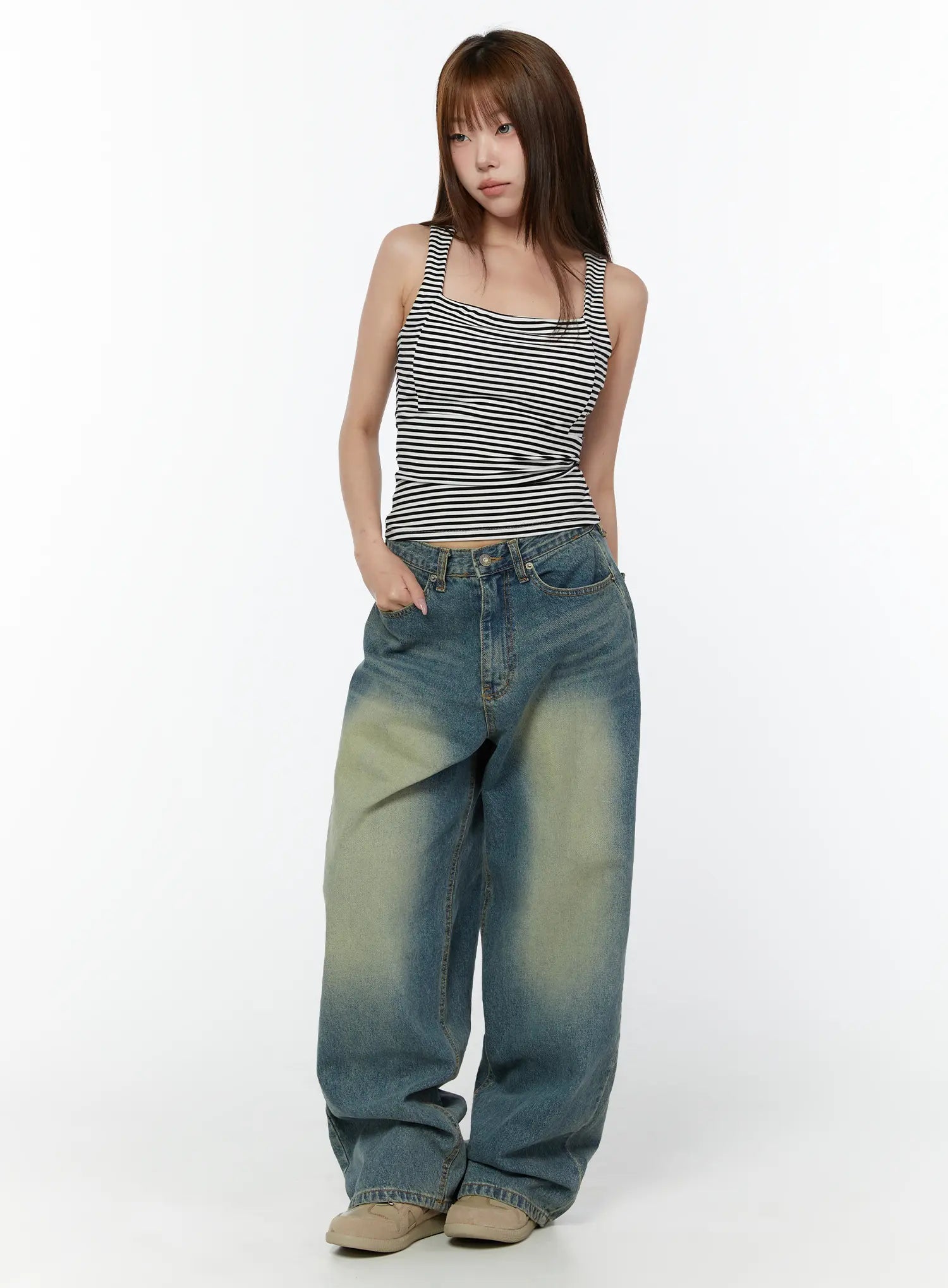 striped-padded-tank-top-cy519