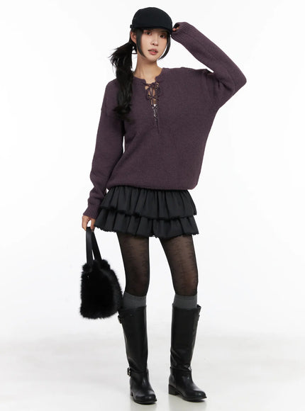 two-way-eyelet-lace-up-knit-sweater-cd505