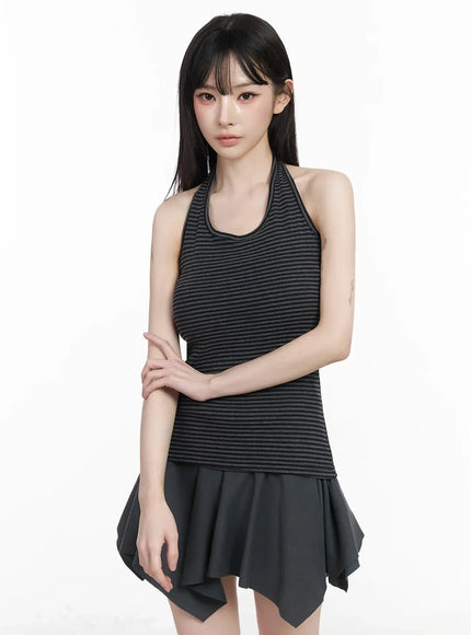 striped-halter-neck-tank-top-iy511