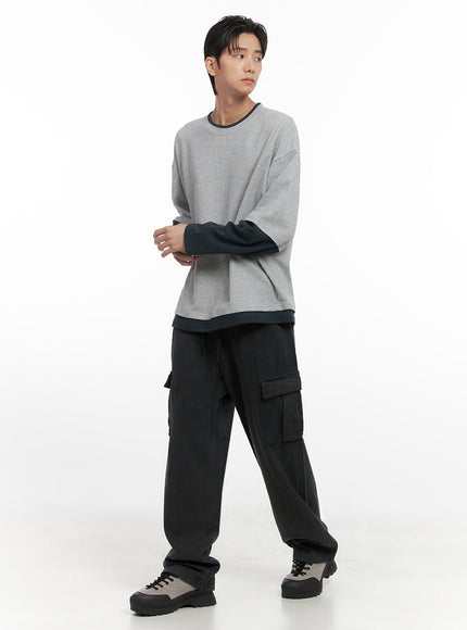 mens-cargo-cotton-pants-dark-gray-id413