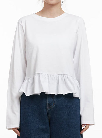 elegant-frill-long-sleeve-top-ij530