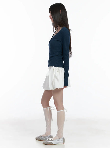 wrap-flare-mini-skirt-cm524