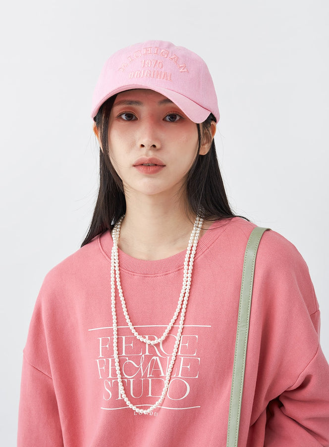 Baseballmütze mit Michigan-Schriftzug OG11