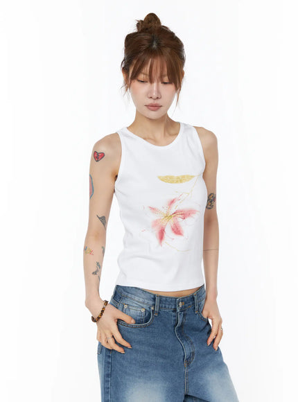 floral-print-sleeveless-top-cy527