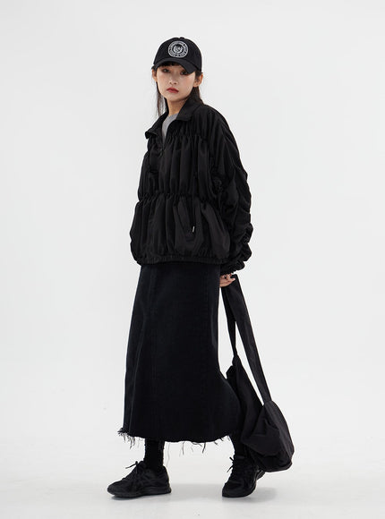 Denim Maxi Skirt CM3