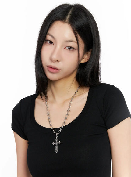 unisex-cross-chain-necklace-ig512