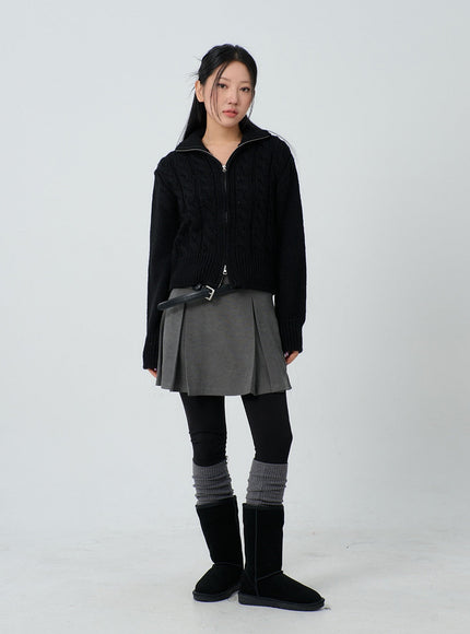 Kniehohe Stricksocken CJ303