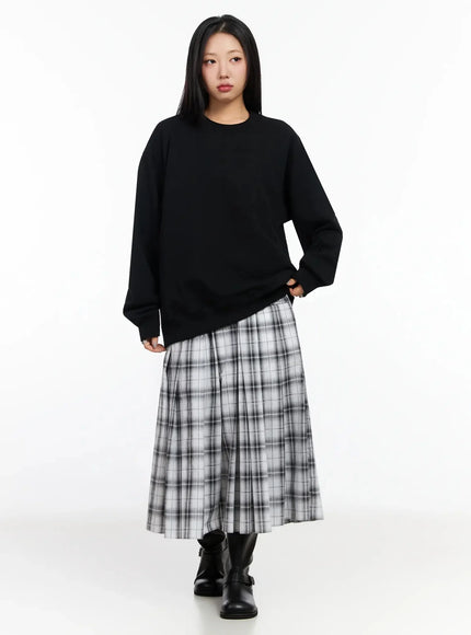 plaid-layered-maxi-skirt-ia507