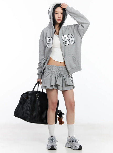 Graphic Varsity Hoodie CF526