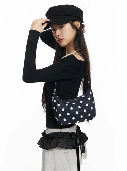 Polka Dot Mini Shoulder Bag IA508
