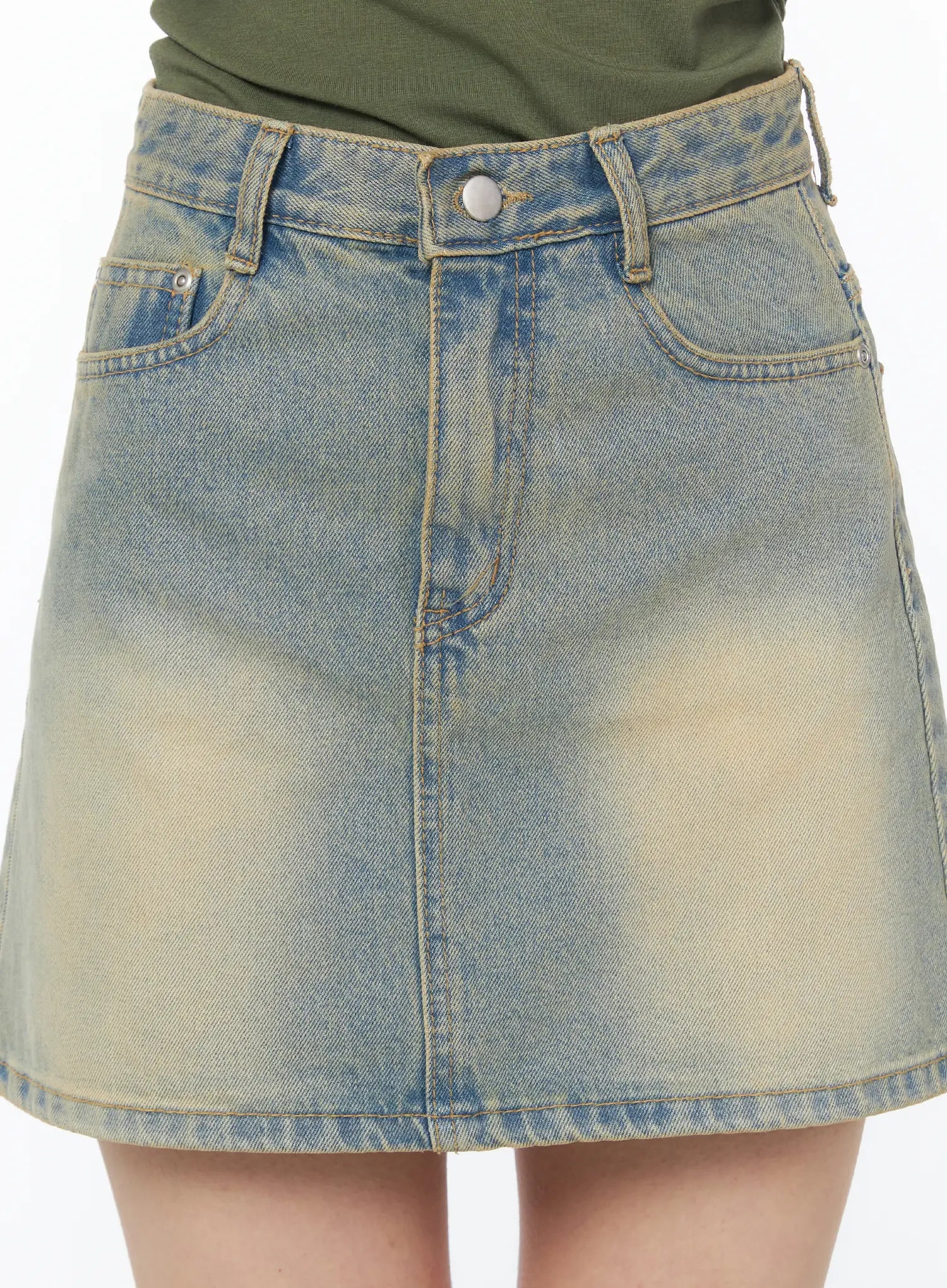 vintage-washed-denim-skirt-cy527