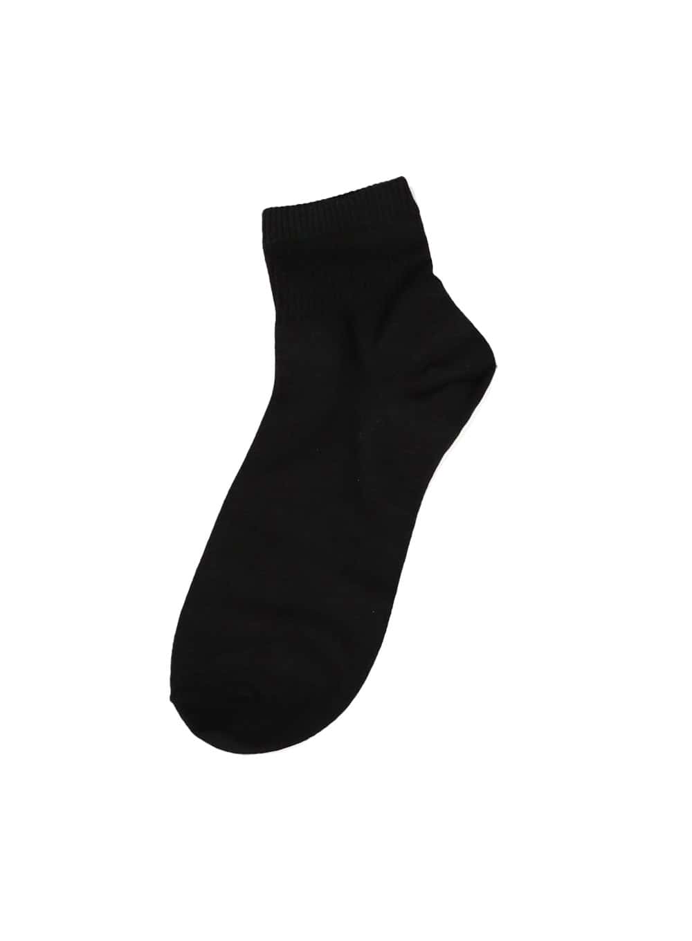mens-basic-ankle-socks-iy410 / Black