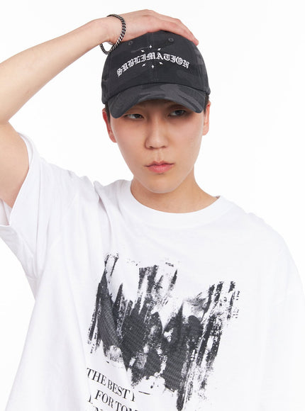 men-s-embroidered-baseball-cap-iu503 / Dark gray
