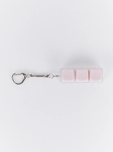 pastel-3-keycap-keychain-ia524 / Pink