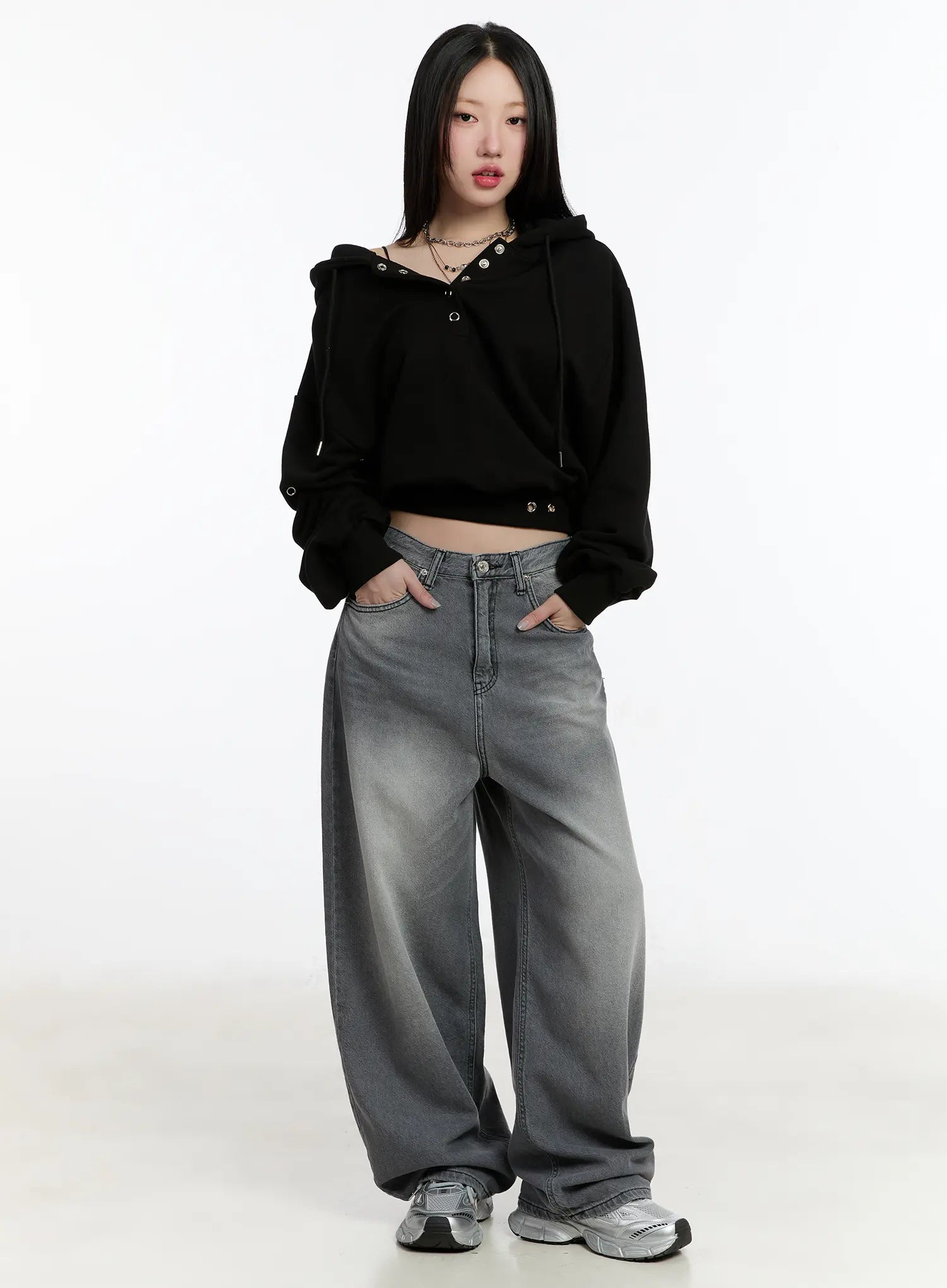 eyelet-crop-hoodie-cm511