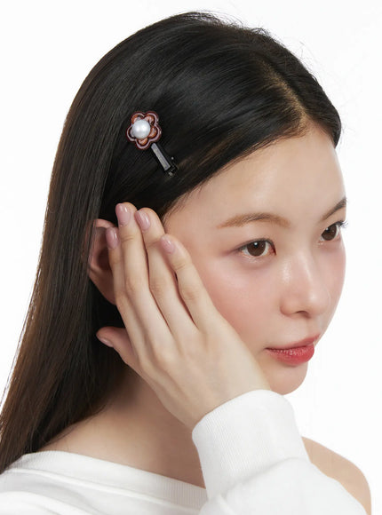 Flower Hair Clip CJ512