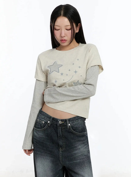 star-themed-layered-sleeve-top-im509