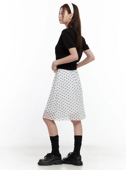 polka-dot-double-layered-midi-skirt