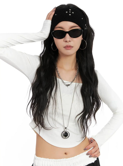 Crisscross Rhinestones Headband IN528