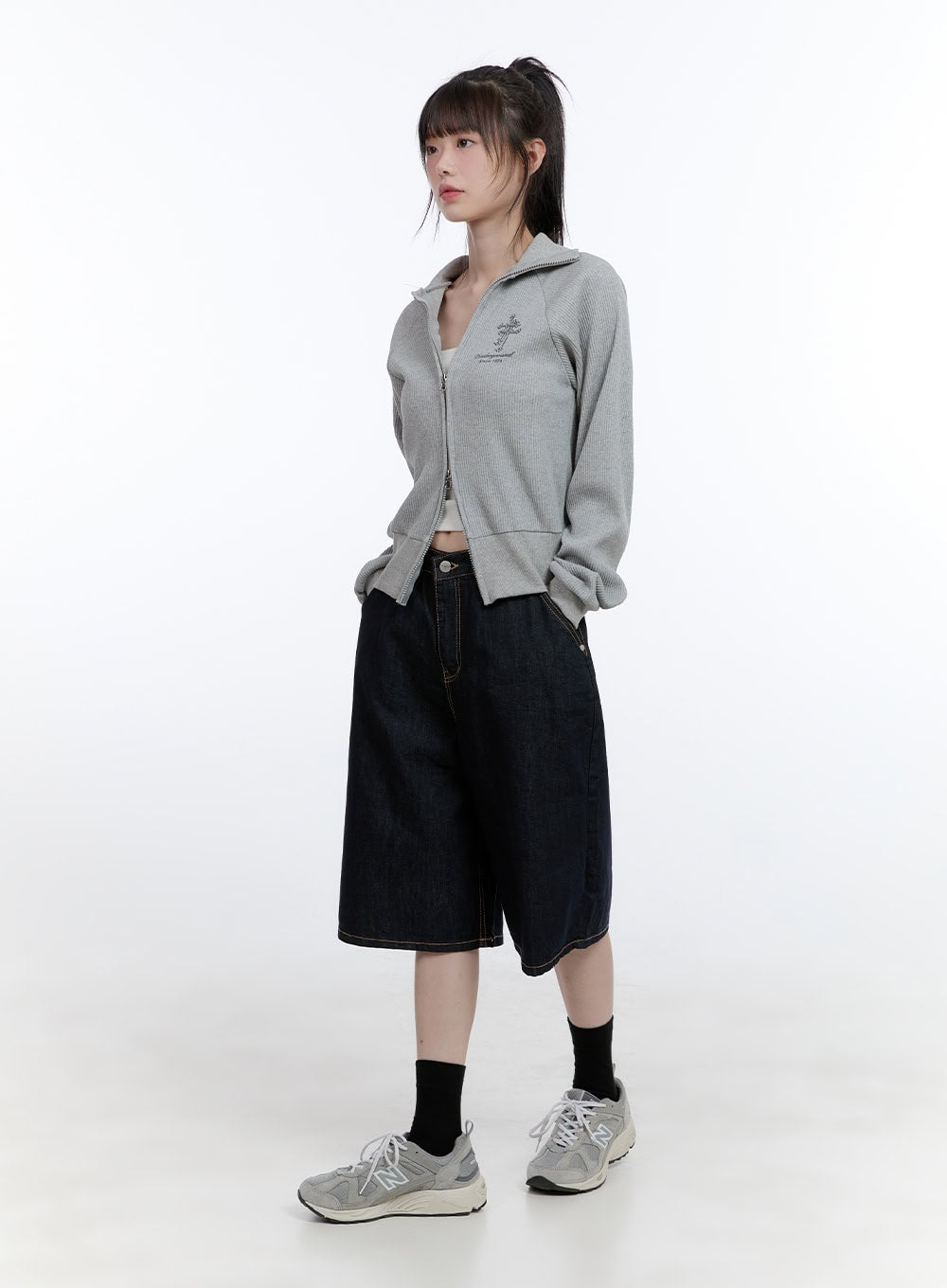 cotton-two-way-zip-up-graphic-sweat-hoodie-cg413