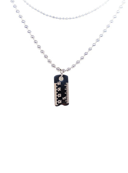 Dual Chain Tag Necklace CA527