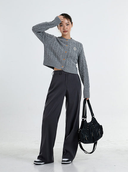 Basic Wide Tailored Pants CO06