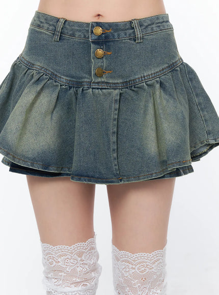 buttoned-pleated-mini-skirt-ca528