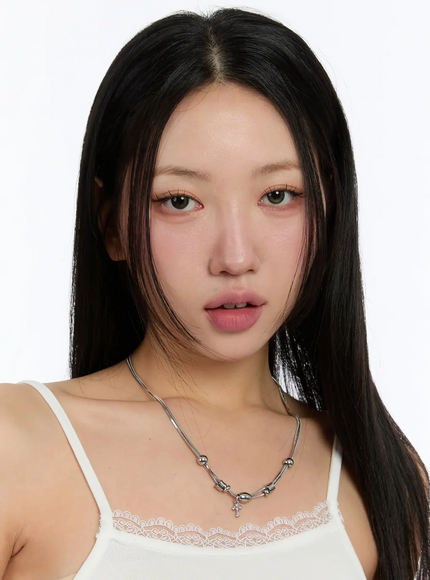 Layered Cross Necklace IF526