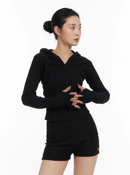 slim-fit-half-zip-hoodie-top-cd505