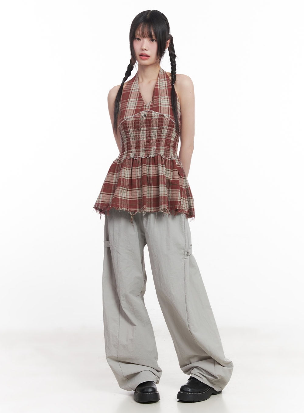 halter-neck-plaid-mini-dress-cu505