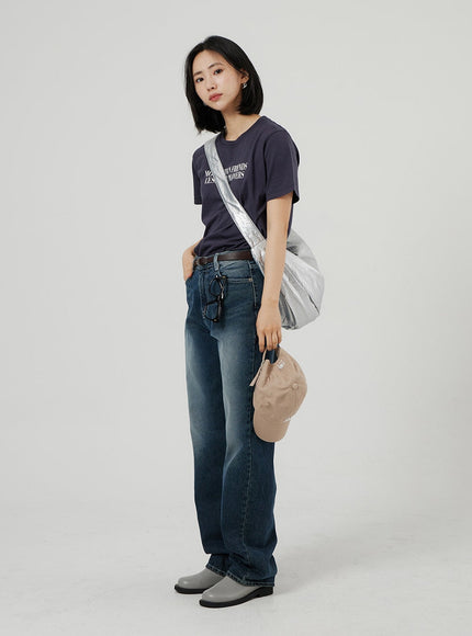 Sac bandoulière demi-lune en similicuir OF310