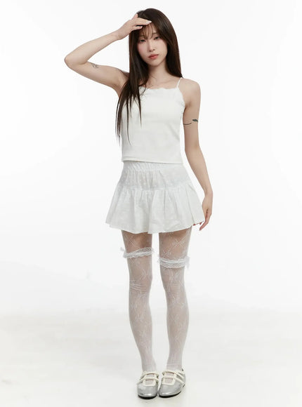 lace-trim-sleeveless-top-ij521