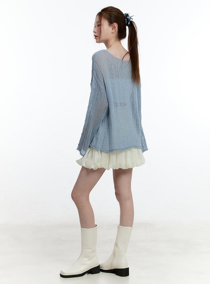 tiered-balloon-mini-skirt-cm521