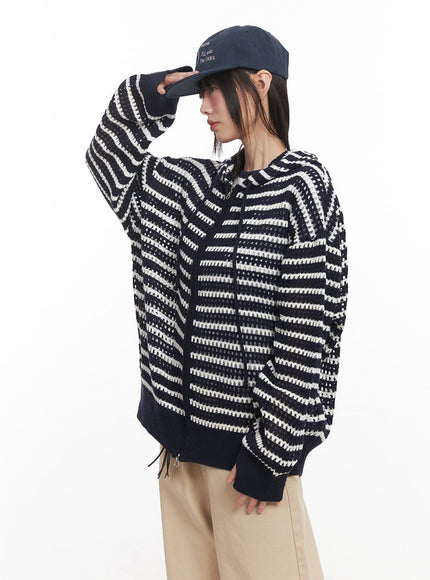striped-zip-up-oversized-hooded-sweater-cm520