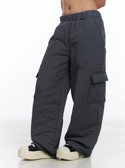 elastic-waist-wide-cargo-trousers-cj512