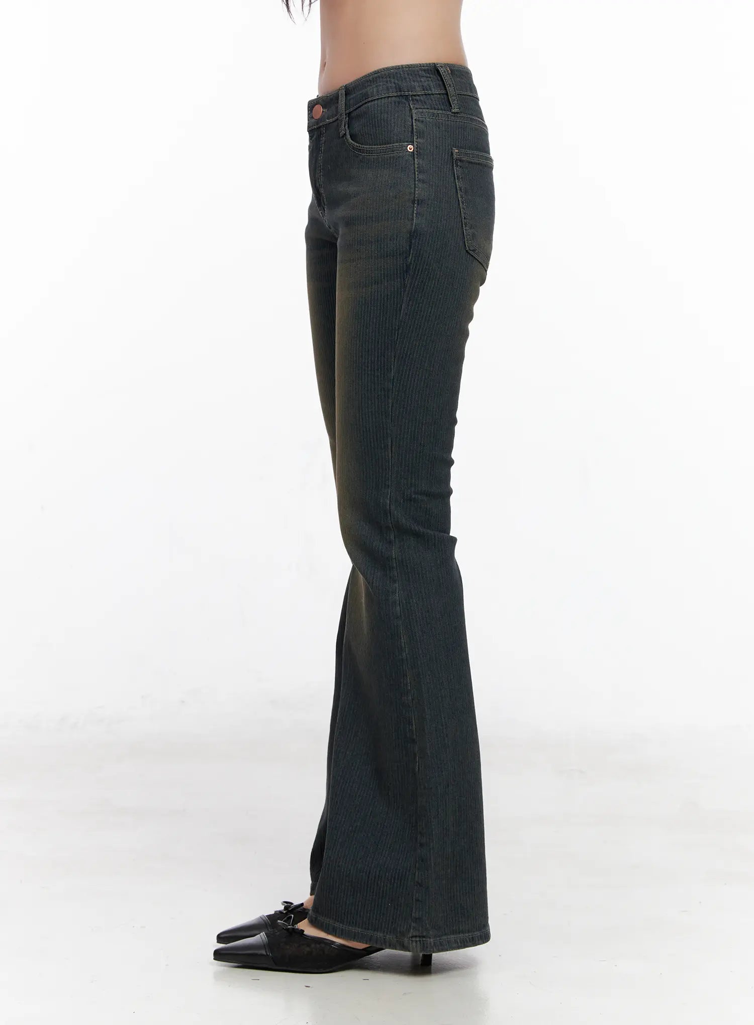 soleil-hip-pad-stripe-flared-jeans-cn512