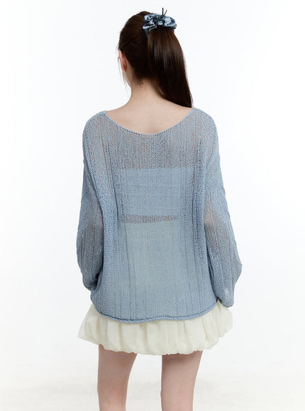 cable-knit-sheer-loose-fit-sweater-cm521