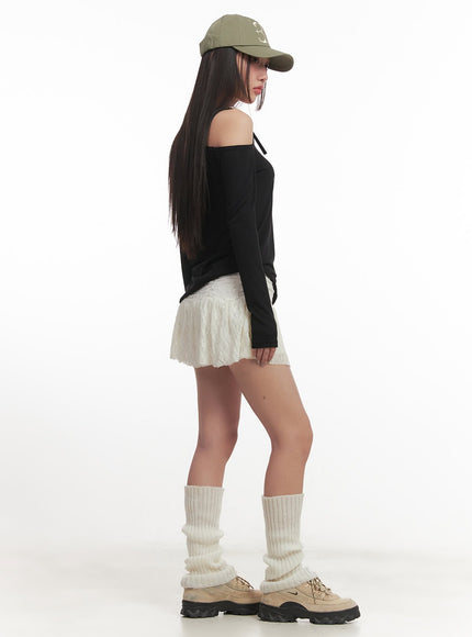 frill-trim-lace-skirt-cf524