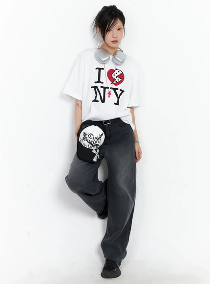 I Love NY Graphic T-Shirt CL528