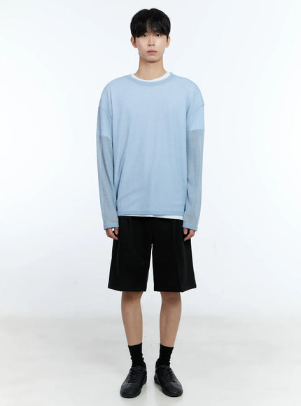 Men's Mesh Long-Sleeve Top IG501