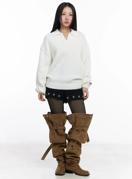 studded-textured-shorts-cj514