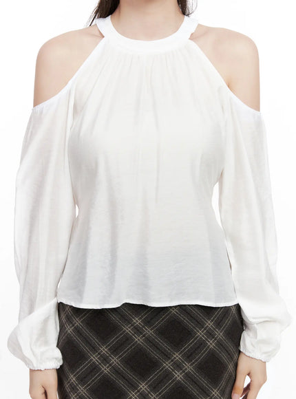 shirred-halter-neck-blouse-cn504