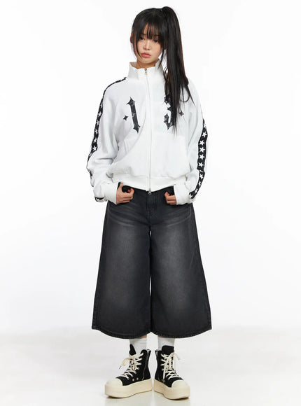 Mavis Capri Wide Leg Jeans CF504