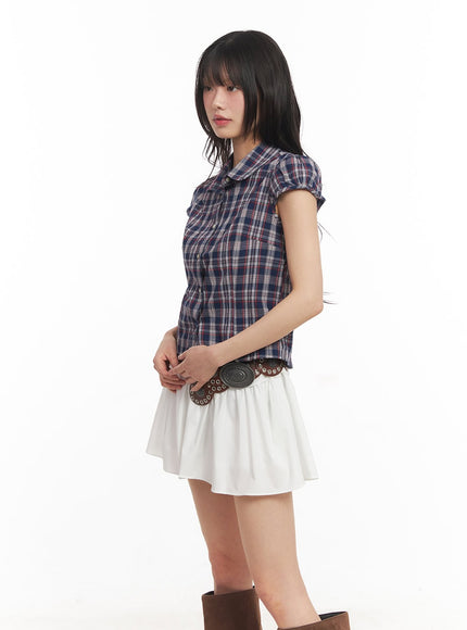 plaid-puff-sleeve-cropped-shirt-ca523
