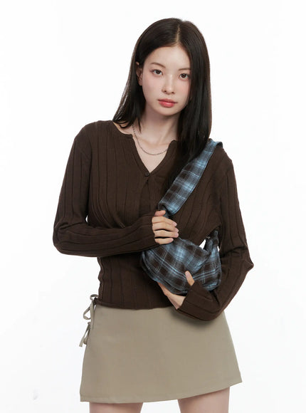 Plaid Mini Shoulder Bag CO506