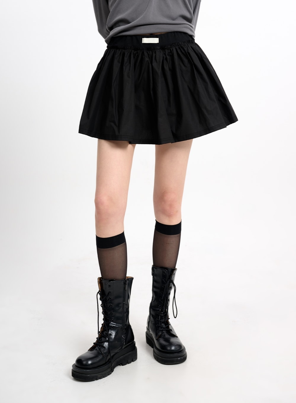 basic-ruffle-hem-mini-skirt-cm415