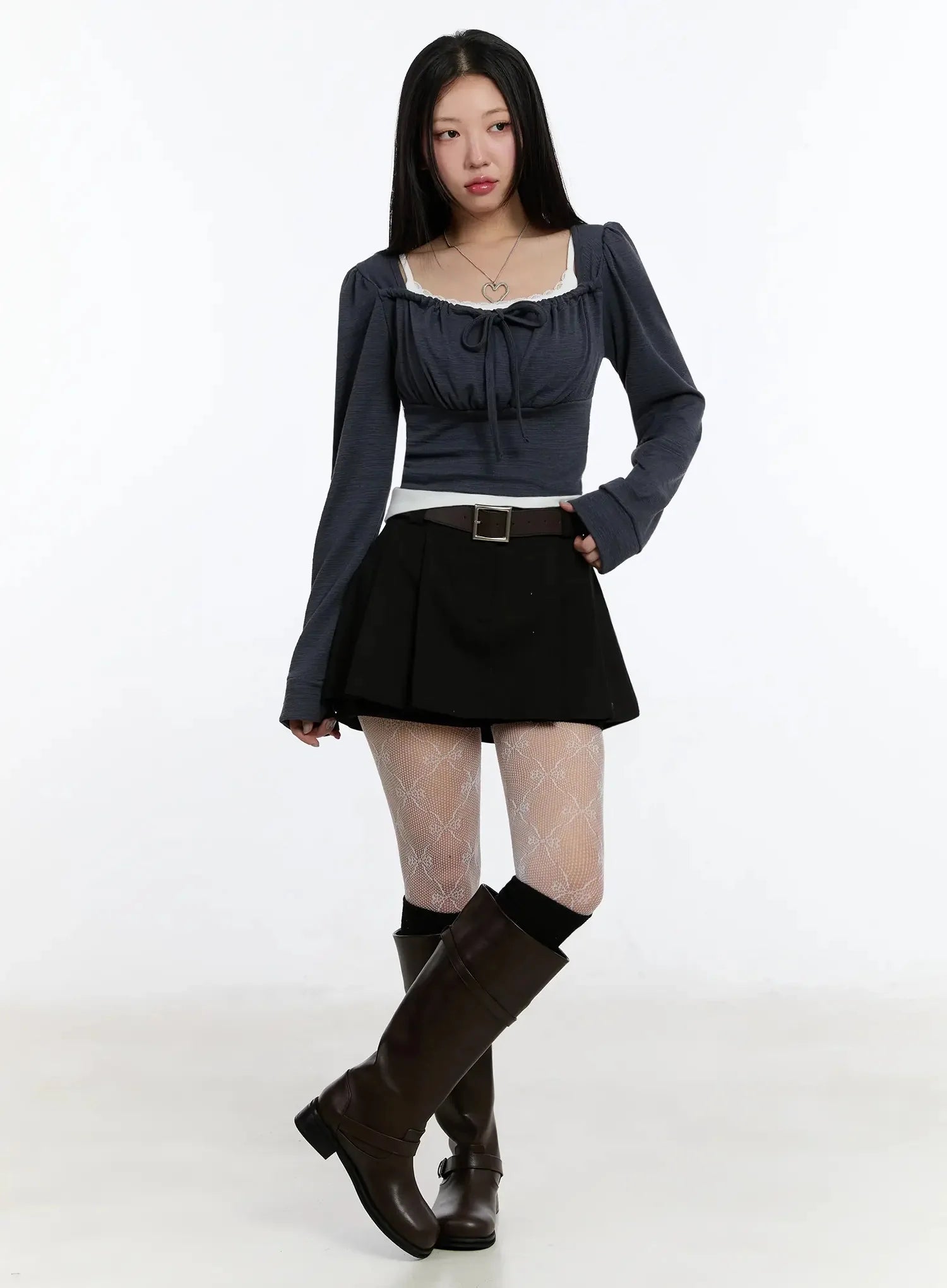 square-neck-ribbon-long-sleeve-top-im513