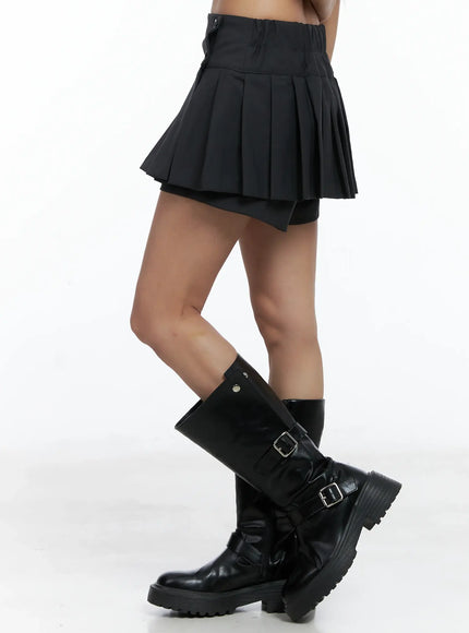 trendy-pleated-mini-skirt-cs504