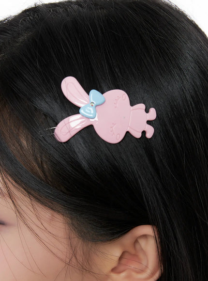 bunny-hairpin-co503 / Pink